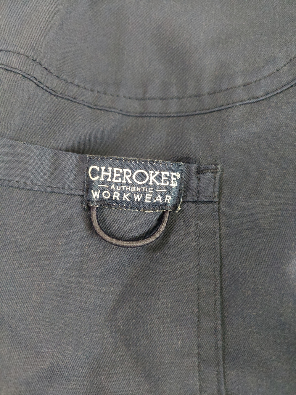Lot of 2 Cherokee Workwear Professionals Navy Blue Scrub Pants Petite Small - Picture 7 of 10